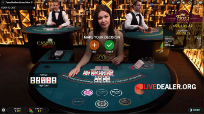 Evolution Gaming live dealer Texas Hold'em Poker