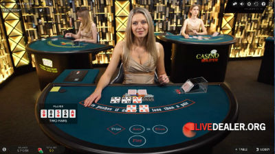 Evolution Gaming live dealer Texas Hold'em Poker