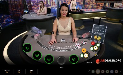 Party Casino live blackjack