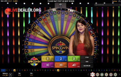 EuroGrand live Spin a Win