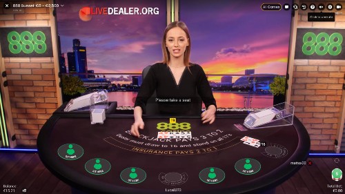 Pragmatic/888 exclusive blackjack