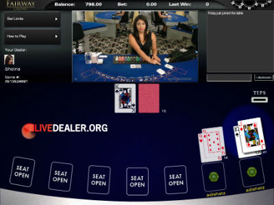 Fairway live blackjack