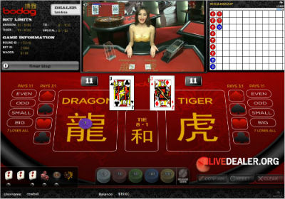 Bodog88 live dragon tiger