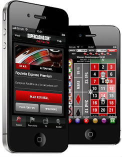 Super Casino Casino iPad/Android tablet roulette