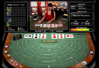 Microgaming live (dragon bonus) baccarat