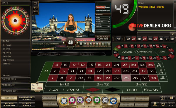 Smart live roulette 2